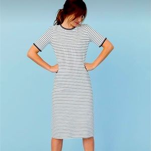 Sonnet James May dress in Black and white stripe